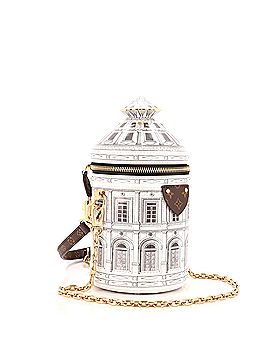 Louis Vuitton Cannes Vase Handbag Limited Edition Fornasetti Architettura Print Leather and Monogram Canvas (view 2)