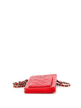 Chanel O Phone Holder Crossbody Bag Quilted Caviar (view 2)
