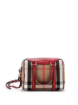 Burberry Alchester Convertible Satchel House Check Canvas Small (view 1)