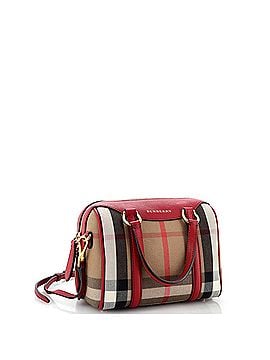 Burberry Alchester Convertible Satchel House Check Canvas Small (view 2)