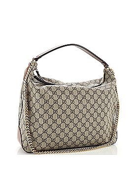 Gucci Chain Hobo GG Coated Canvas Large (view 2)