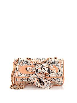 Chanel Limited Edition Scarf Flap Bag Printed Silk and Leather Medium (view 1)