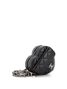 Chanel CC in Love Heart Belt Bag Quilted Lambskin (view 2)
