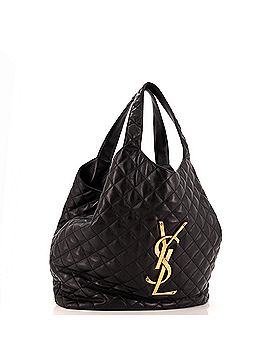 Saint Laurent Icare Shopping Tote Quilted Leather Maxi (view 2)