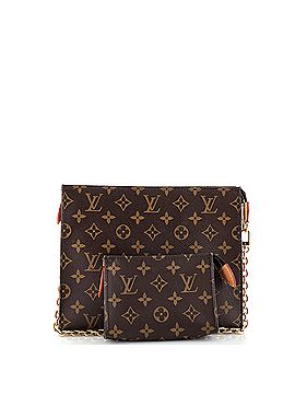 Louis Vuitton Toiletry Pouch on Chain Monogram Canvas (view 2)