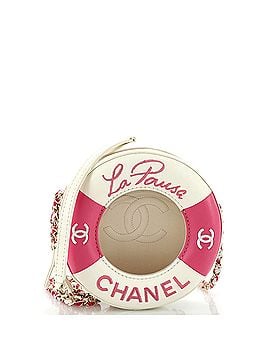 Chanel Lifesaver Round Crossbody Bag Lambskin Small (view 1)