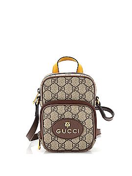 Gucci Neo Vintage Top Handle Crossbody Bag GG Coated Canvas Mini (view 1)