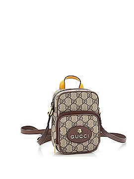Gucci Neo Vintage Top Handle Crossbody Bag GG Coated Canvas Mini (view 2)