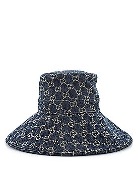 Gucci Wide Brim Hat GG Denim (view 1)