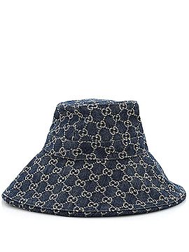 Gucci Wide Brim Hat GG Denim (view 2)