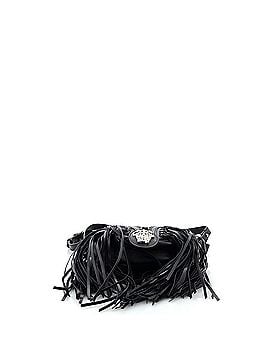 Versace Repeat Hobo Fringed Leather Mini (view 2)