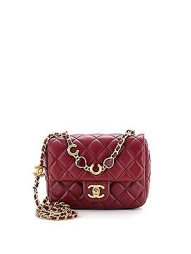 Chanel Coco de Toi Heart Chain Square Flap Bag Quilted Lambskin Mini (view 1)