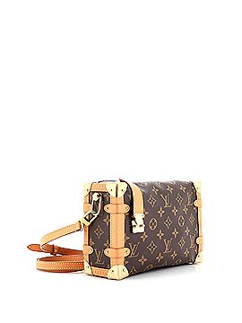 Louis Vuitton Side Trunk Handbag Monogram Canvas MM (view 2)