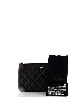 Chanel Classic O Case Pouch Quilted Caviar Small (view 2)