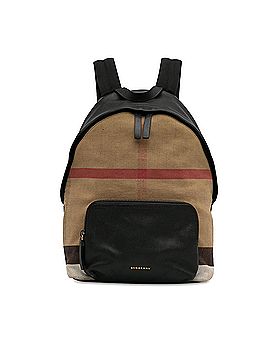 Burberry House Check Abbeydale Backpack (view 1)