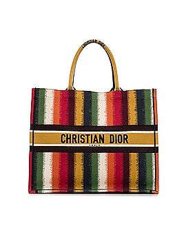 Dior Large Striped Book Tote (view 1)