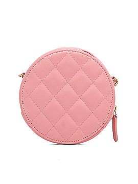 Chanel CC Quilted Lambskin Round Crossbody (view 2)