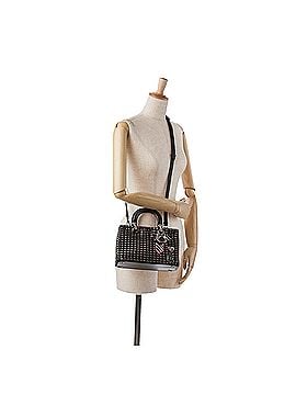 Dior Small Metallic Tweed Lady Dior (view 2)