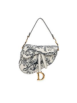 Dior Mini Calfskin Toile de Jouy Saddle Bag (view 1)