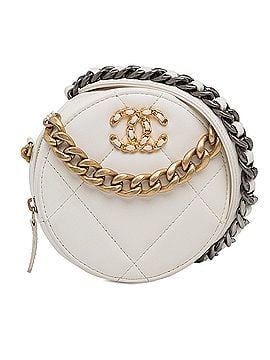 Chanel 19 Round Clutch with Strap (view 1)
