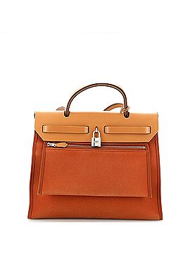 Hermès Herbag Zip Leather and Toile 31 (view 2)