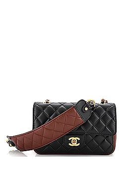 Chanel Strap Into Flap Bag Quilted Calfskin Small (view 1)