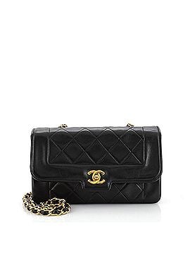 Chanel Vintage CC Chain Flap Bag Quilted Lambskin Small (view 1)