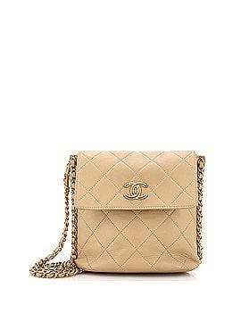 Chanel Chain Flap Hobo Quilted Calfskin Small (view 1)