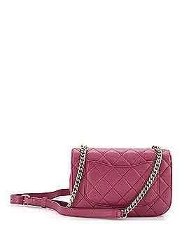 Chanel Chain Handle CC Flap Bag Quilted Caviar with Studded Detail Small (view 2)