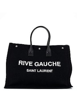 Saint Laurent Rive Gauche Shopper Tote Canvas Large (view 1)