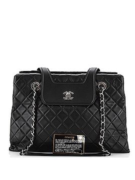 Chanel 3 Accordion Shopping Tote Quilted Lambskin (view 2)