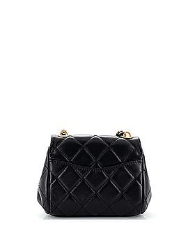 Chanel CC Square Chain Flap Bag Quilted Puffy Lambskin Mini (view 2)