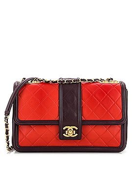 Chanel Elegant CC Flap Bag Quilted Lambskin Jumbo (view 1)