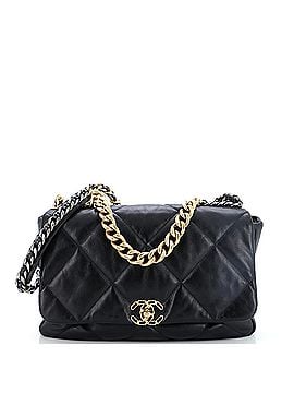 Chanel 19 Flap Bag Quilted Leather Maxi (view 1)