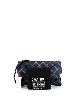 Chanel Metallic Stitch Flap Bag Quilted Leather Medium (view 2)