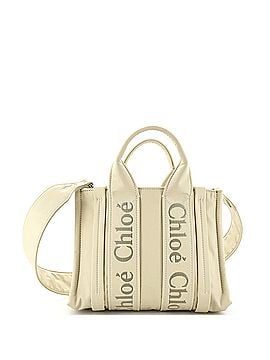 Chloé Woody Convertible Tote Recycled Nylon Small (view 1)