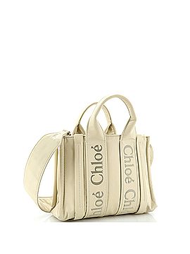 Chloé Woody Convertible Tote Recycled Nylon Small (view 2)