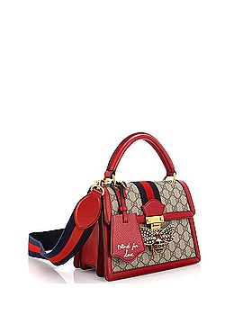 Gucci Queen Margaret Top Handle Bag GG Coated Canvas Small (view 2)