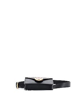 Fendi F is Fendi Convertible Belt Bag Leather with Zucca Embossed Detail (view 2)