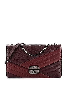 Chanel Gabrielle Flap Bag Chevron Leather Medium (view 1)