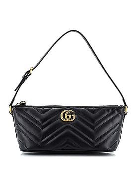 Gucci GG Marmont Pochette Shoulder Bag Matelasse Leather Small (view 1)