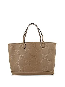 Gucci Open Shopping Tote Jumbo GG Embossed Leather Large (view 2)