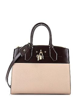 Louis Vuitton City Steamer Handbag Leather MM (view 1)