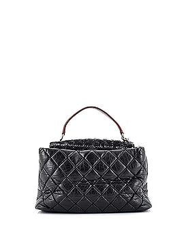Chanel Portobello Top Handle Bag Quilted Aged Calfskin and Tweed Large (view 2)
