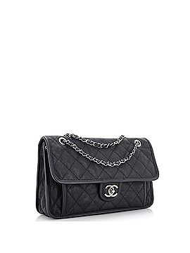 Chanel French Riviera Flap Bag Quilted Caviar Large (view 2)