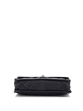 Chanel French Riviera Flap Bag Quilted Caviar Large (view 2)