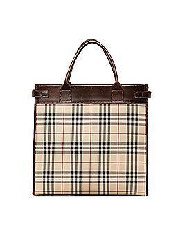 Burberry House Check Satchel (view 2)
