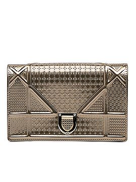 Dior Patent Microcannage Diorama Wallet on Chain (view 1)