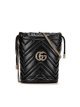 Gucci Mini GG Marmont Matelasse Bucket Bag (view 1)
