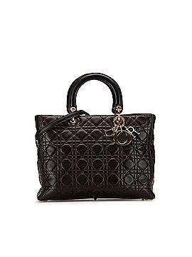 Dior Large Lambskin Cannage Lady Dior (view 1)